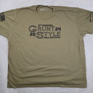 Grunt Style T Shirt Men XXXXL Patriot Military Tactical Veteran 2A Fall Fest 521